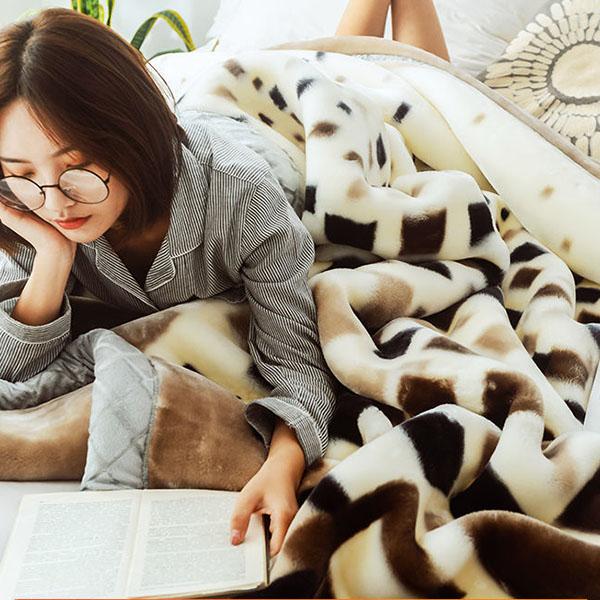 Warm Winter Double Blanket Bedding Thickened Sofa Chair Blanket