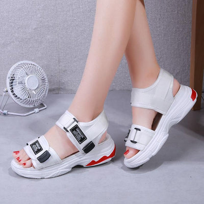 Sports Platform Student Beach Shoes Korean Style All-match Flat Women's Sandals