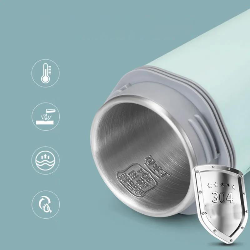 Portable Stainless Steel Electric Heating Kettle Car 8h Temperature Insulation Cup Coffee Tea Water Heating Cup