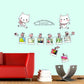 Cute Cat Photo Album Wall Stickers Photo Frame Family Memory Wall Decals Home Decor For Kids Room Nu
