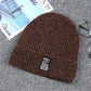 Winter Men's Knitted Hats To Keep Warm and Velvet Hedging Woolen Caps Thick Korean Version of Ear Protection Youth Cycling Men's Cotton Hats