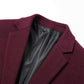 Autumn and Winter Men's Jacket Business Casual Thickened Plus Velvet Warm Loose Jacket Men