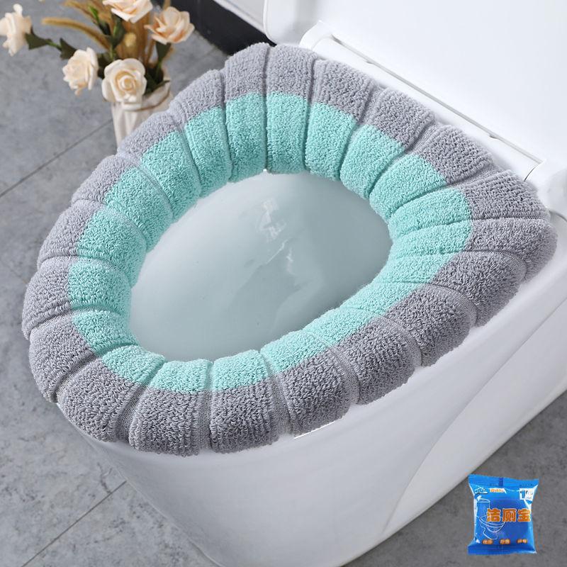 Universal Toilet Pad Thickened Warm Washable Toilet Seat Cushion Toilet Cover Toilet Cover Household Toilet Cushion