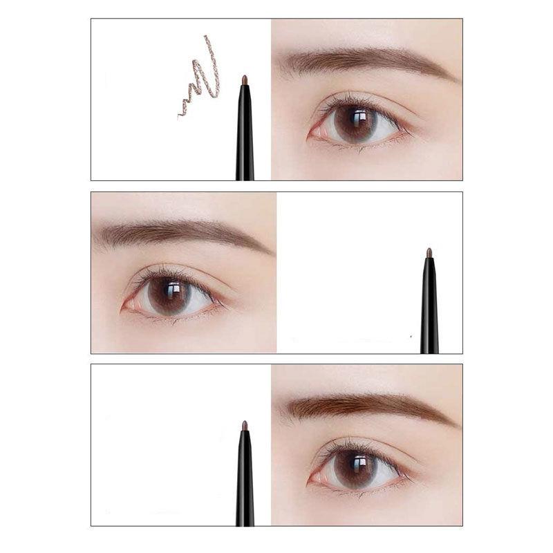 New ultra-fine eyebrow pencil waterproof and sweatproof long-lasting color fade  set eyeliner