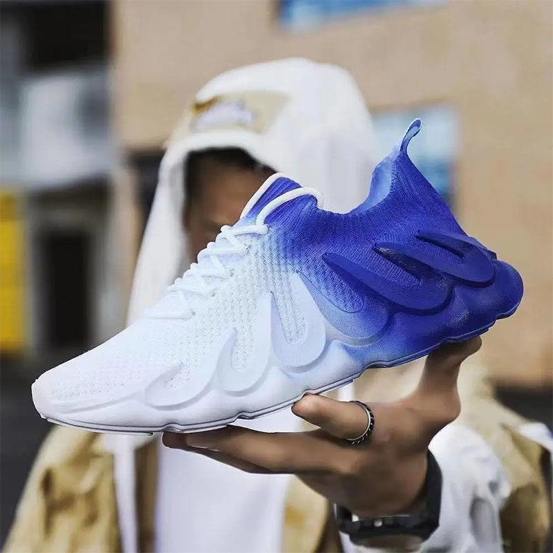 Men's Coconut Shoes Spring Sports Shoes Boys Breathable Mesh Shoes Lightweight Casual Shoes Comfortable Fitness Shoes Flying Knit Shoes