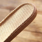 Home Slippers Men and Women Couple Linen Slippers Spring and Summer Autumn Indoor Floor Non-slip Home Slippers
