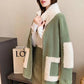 Autumn and Winter Thick All-match Sweater Mid-length Plus Size Pocket Women's Jacket Women