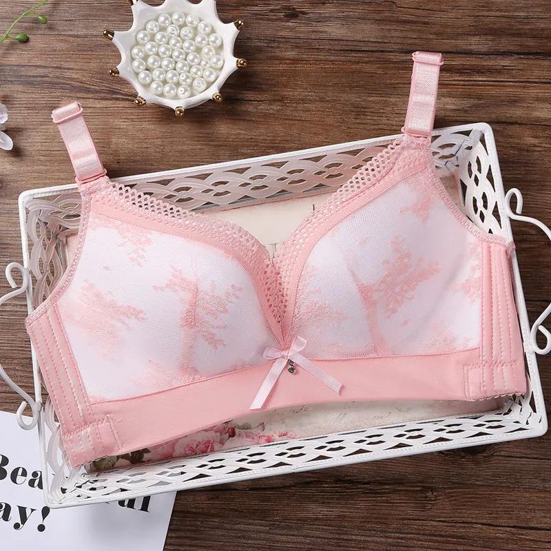 Thin Section Breathable Adjustable No Trace No Steel Rings Receiving Side Breast Women's Underwear Bra