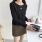 Fashion Warm Women's Sweater Autumn Winter Twist Student All-match Blouse Pullover Sweater