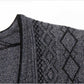 Autumn and Winter Knitted Vest Men's Elastic Cardigan Middle-aged Men's Sleeveless Loose Vest Dad Wear Waistcoat Elderly Sweater