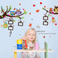 [Wall sticker] Owl Photo Frame wall stickers for kids rooms nursery cartoon children decals murals a