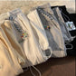 Harajuku Style Handsome Fried Street High-waisted Corset Pants Women Trend Loose Wild Drape Students Casual Sports Long Pants