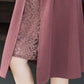 Summer Autumn Stylish Women Vintage Long Sleeve Loose Sundress 2021 Casual Maxi Dress Solid Party Two Piece