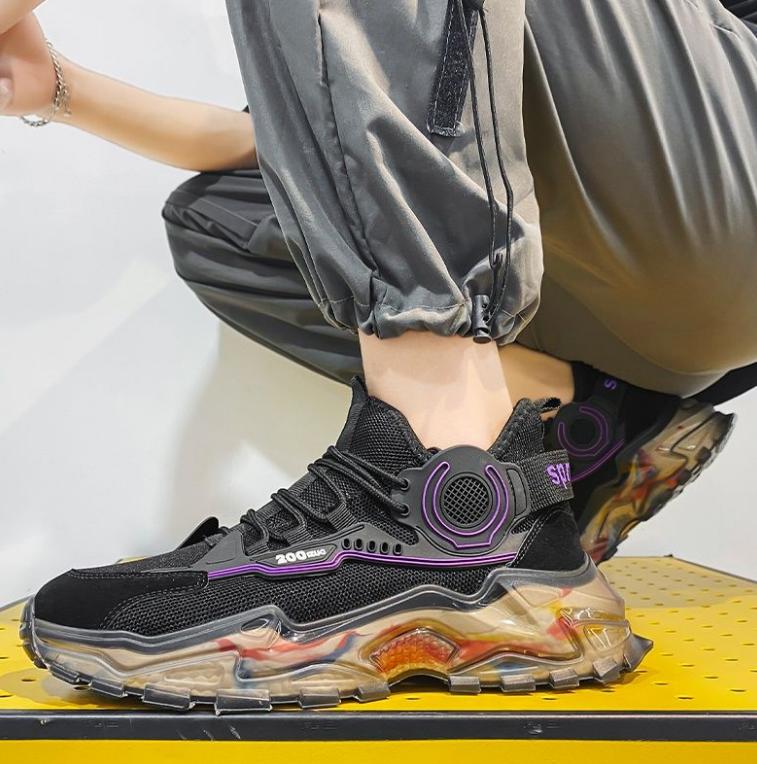 Men's Sports Shoes Trend Wild Casual Shoes Thick-soled Increase Sports Running Shoes Old Shoes Trend