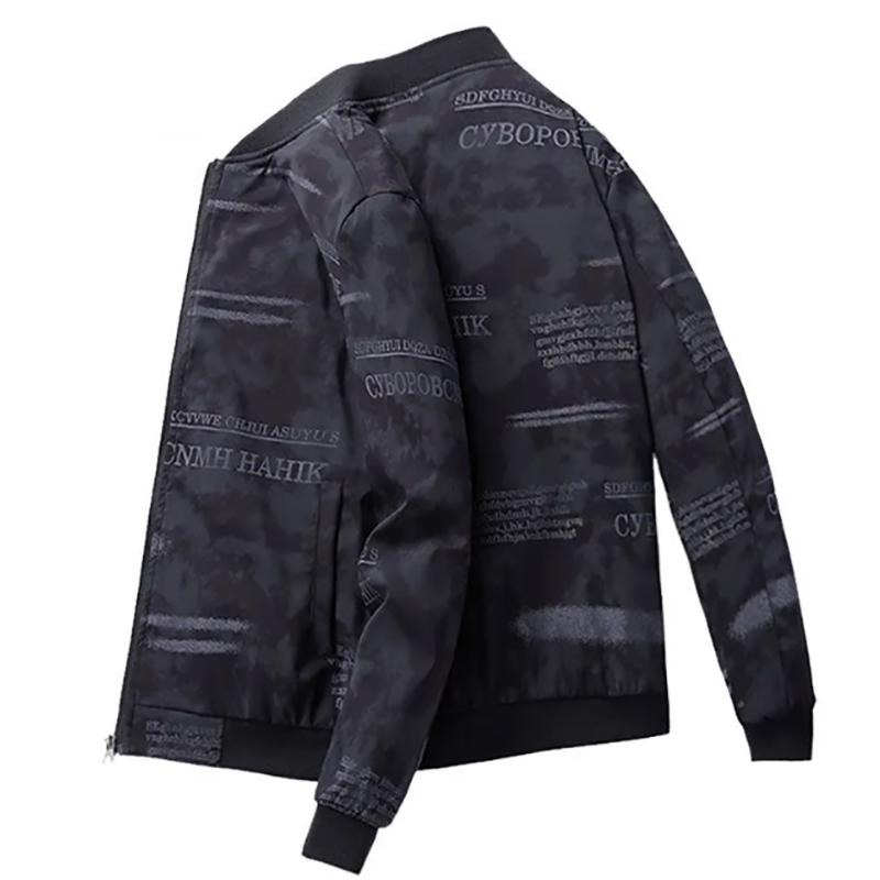 Autumn Jacket Fat Man Fat Man Camouflage Print Jacket Men Plus Fat Plus Size Extra Large Men's Clothing