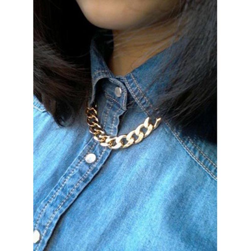 European and American Ming Necklace Tide Female Chain Necklace