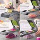 Kitchen Multifunctional Stainless Steel Vegetable Cutter Potato Shredder Shredder Grater Cucumber Slicer Grater