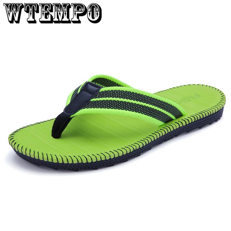 Non-slip soft bottom flip flops male beach sandals seaside summer slippers fashion men flip flops