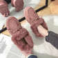Fashion Short-Tube Snow Boots Women's Shoes Booties Bow Non-Slip Wear-Resistant Plus Velvet Thickening Winter Warm