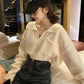 Autumn and Winter Loose Bottoming Shirt European and American Style Fashion Casual Sweater Short Pullover Knitted Blouse