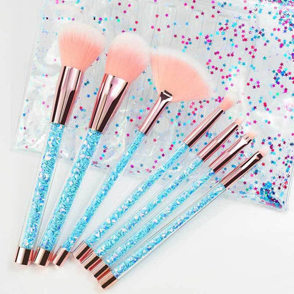 5/7/8Pcs Flash Drill Cosmetic Brush Set Eye Cosmetic Brushing Beauty Tools