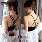 2 pieces no steel ring bra strap wrapped chest yoga student high school girl Korean version