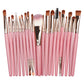 20Style Popular Rainbow Makeup Brush Set Fashion Foundation Powder Concealer Lip Face Eyeshadow