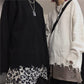 Harajuku Style Loose Couple Pullover Sweater Men and Women Ripped Tassel Knitted Sweater Outer Wear Unisex