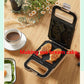 680W Frying and Grilling Machine Sandwich Making Machine Waffle Maker Kitchen Supplies with 5 Sets of Bakeware