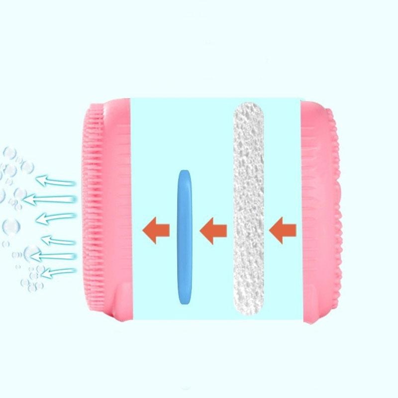 Multifunctional Cleaning Tools Massage Brush Body Scrubber Shower Brush Silicone