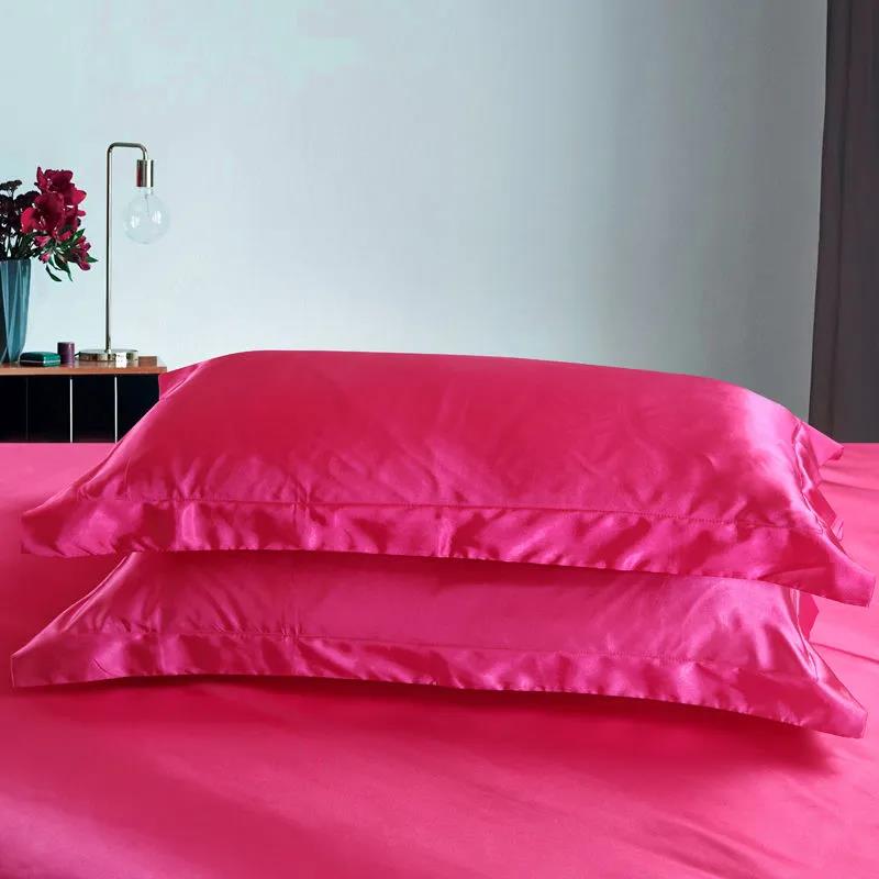 Double-sided Ice Silk Pillowcases A Pair of Silky Cool Feeling Pillowcases Single Pillow Core Cover