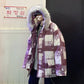 Cotton Clothes Men's Korean Style Trendy Personality Cotton-padded Clothes Winter Warmth Student Tooling Hooded Big Fur Collar Thick Coat