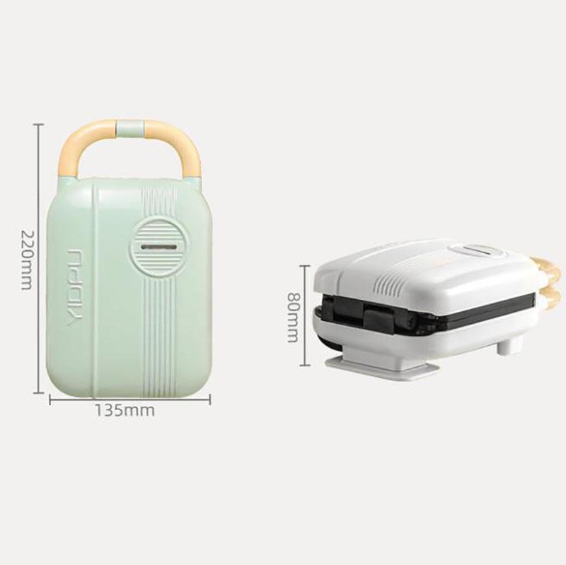 650W Mini Sandwich Making Machine Breakfast Waffle Maker Bread Maker Barbecue Machine Kitchen Supplies