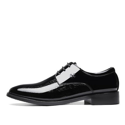 Formal Men Business Shoes Genuine Leather Men Oxford Shoes Wedding Party Brogue Shoes