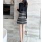 Autumn and Winter Knitted Doll Collar Sweater Dress Mid-length Student Long-sleeved Bottoming Skirt Fashion Casual Top