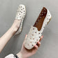 Large Size Square Toe Loafers Women Spring  Shoes Women Flat Shoes Soft Sole Comfortable Loafer Shoes