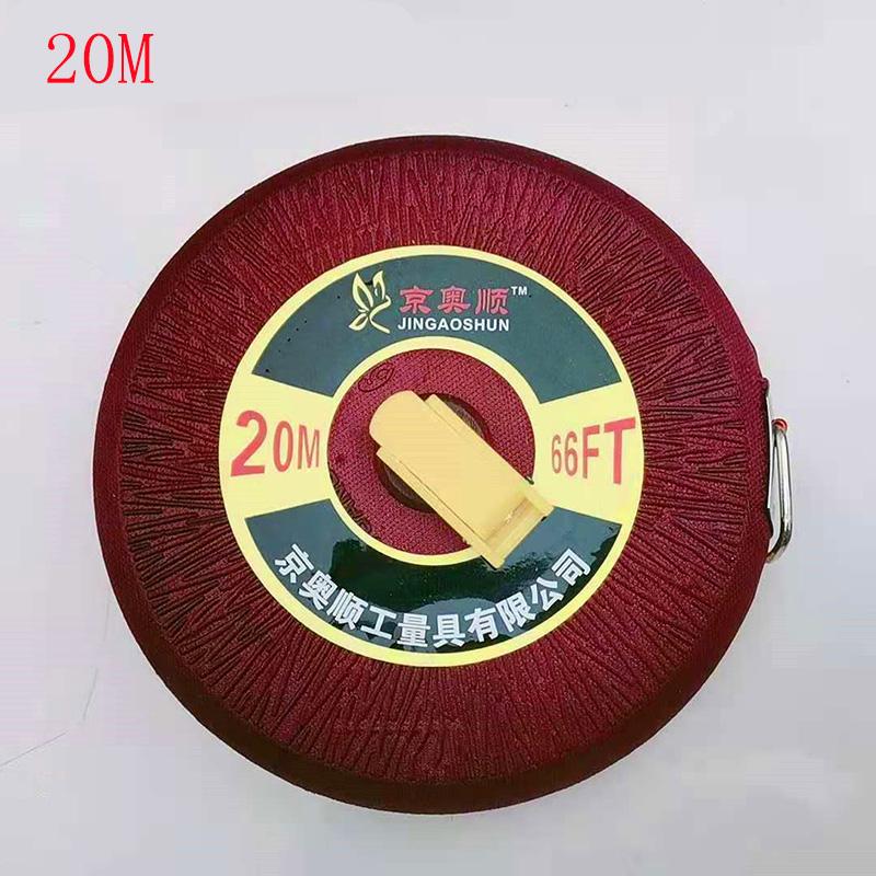20/30/50/100m Fiber Soft Ruler Engineering Tape Measure Construction Measuring Ruler To Measure The Land