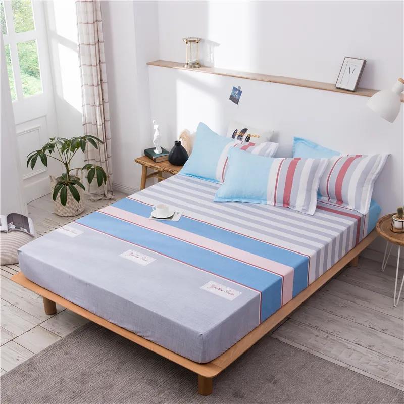One-piece Waterproof Non-slip Mattress Cover Thick Sanded Bed Sheet Bed Cover Fully Enclosed Removable Mattress Cover