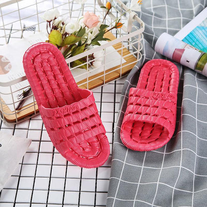 Home Massage Bathroom Couples Men's Sandals and Slippers Women's Non-slip and Waterproof Beach Slippers