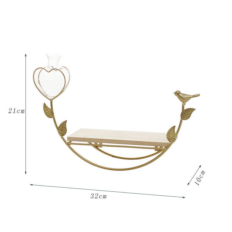 Fashion Rack Free Punching Creative Simple Nordic Style Wall Hanging Decoration Living Room Bedroom Room Layout Decoration Rack