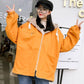 Autumn and Winter Imitation Lamb Wool Jacket Korean Loose Thick Cotton Hooded Casual Female Jacket