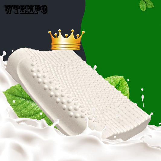 Brand Adult Neck Pillow Massage Pillow Thailand Imported Latex Pillow Natural Rubber Pillow