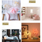 Feather acrylic battery operated Table Lamp for bedroom LED Bedside lamp Reading Room art deco lamp