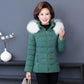 Winter Short Padded Jacket Women Middle-aged Men Padded Jacket Mid-length Thick Down Down Padded Jacket