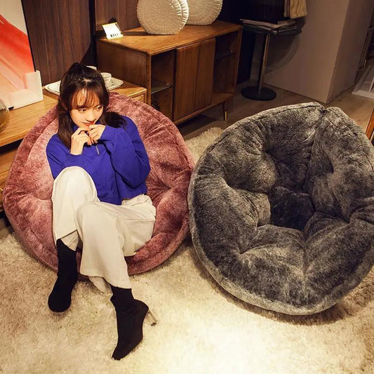Ergonomics Multifunction Plush Sofa Single Child Chair Baby Sleeping Bed Bedroom Balcony Patio Tatami Living Room Furniture
