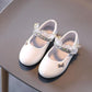 Girl's Soft Soled Bowknit Shoes Lace and Sequins Decoration Breathable Single Shoes Girls' Non Slip Solid Color Princess Shoes