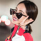 WTEMPO Sexy Cat Eye Sunglasses , New Fashion Triangle Small Size Modern Retro Designer Women Sun