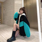 Autumn and Winter Stand-collar Lamb Velvet Jacket Winter Female Plus Velvet Thickening Student Campus Wind Casual Korean Jacket