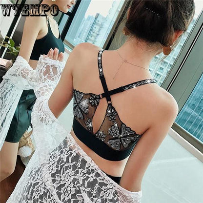 Running Sports Bra Yoga Brassiere Workout Gym Fitness Women Seamless High Impact Padded Underwear