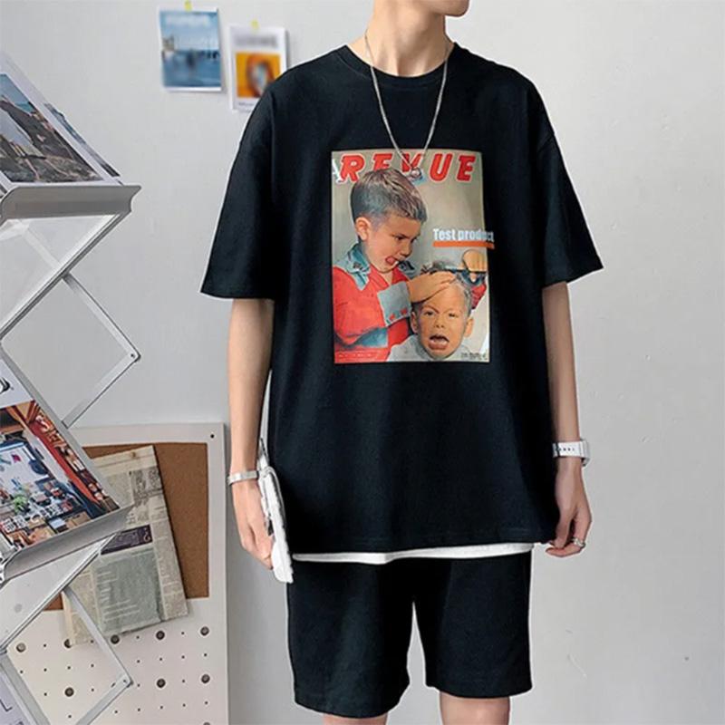 Short-sleeved T-shirt Men's Trend All-match Summer Half-sleeved T-shirt